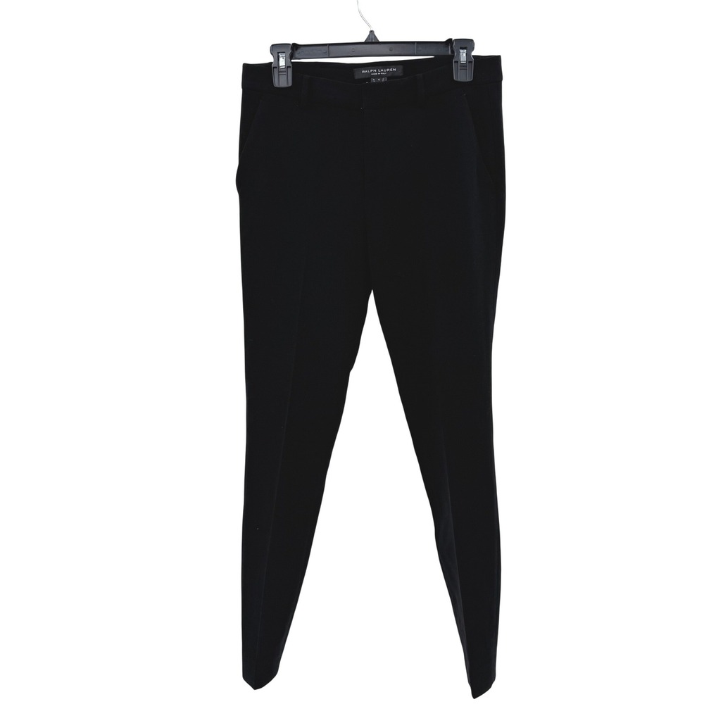 Ralph Lauren Black Label Tapered Dress Pants Made in Italy Size 4 Career Slim